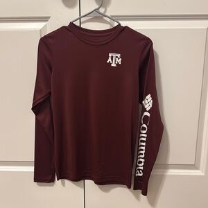 Columbia Red Long Sleeve Tee